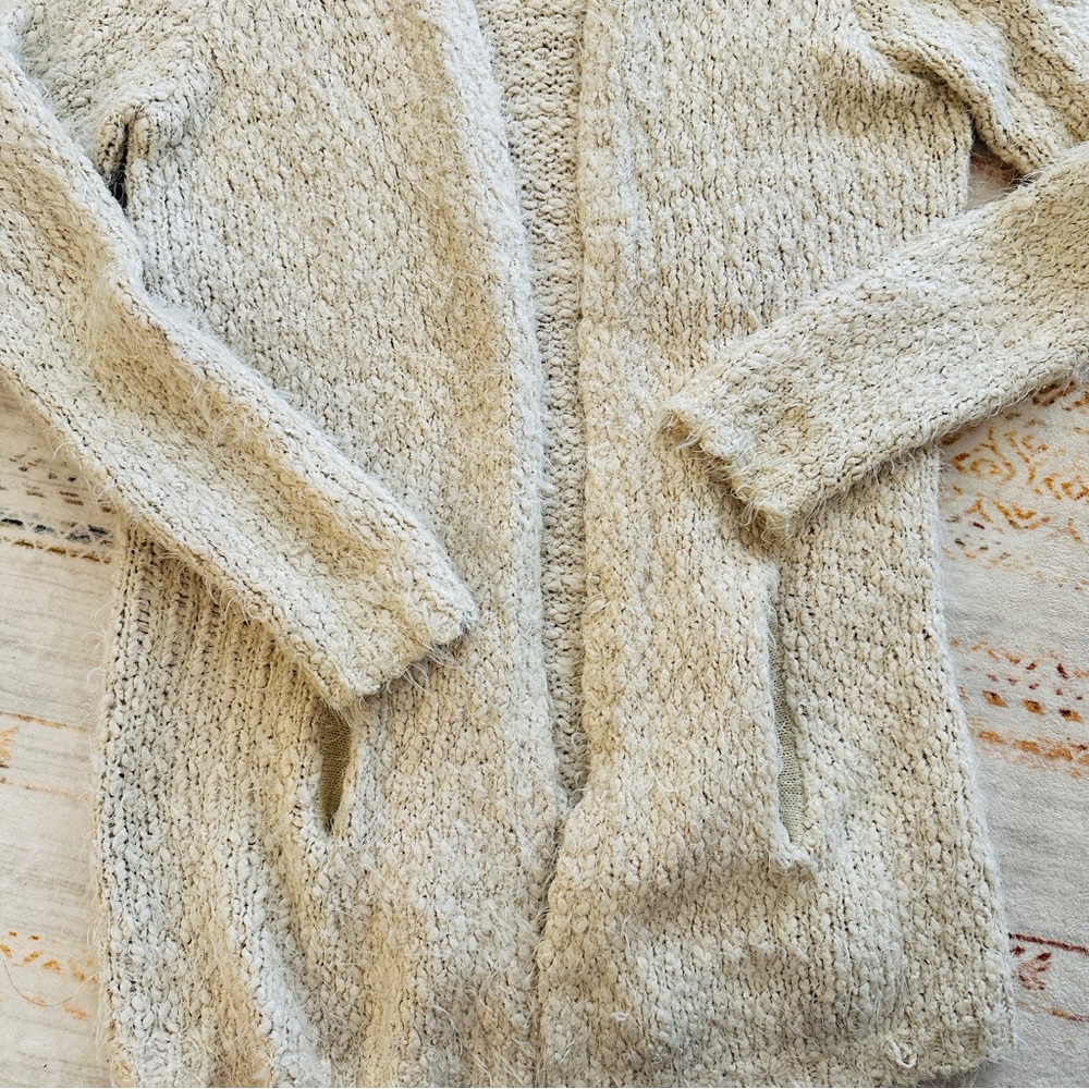 Open Front Mid Length Cardigan - Picture 4 of 9